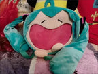 Hatsune Miku Shoulder Bag Backpack Cute Anime Girl Plush Cartoon Kawaii Student Bag Kids Gifts