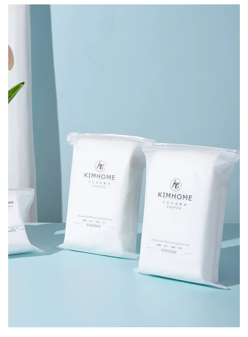 240PCS Multi Functional Cotton Pad Wet Makeup Remover Toner