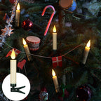 FPOO Candles LED Christmas Timer Remote Flickering Flame