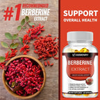 Berberine Capsules for Bone, Cardiovascular Health, Enhance Immunity