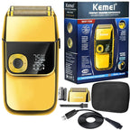 Kemei 2028 Barber Professional Beard Hair Shaver For Men Electric Rechargeable