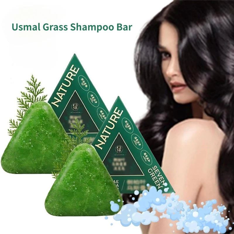 Herbal Extracts Arborvitae Leaf Usman Grass Shampoo Bar