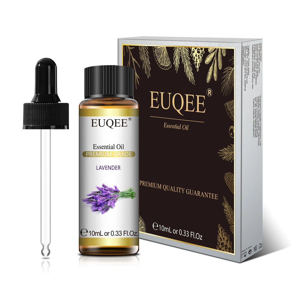 EUQEE 10ML Natural Essential Oils For Humidifier, Soap, Candle Making
