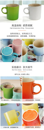 350 Mlnew Creative Macaron Mug Nordic Style Color Gradient Ceramic Cups