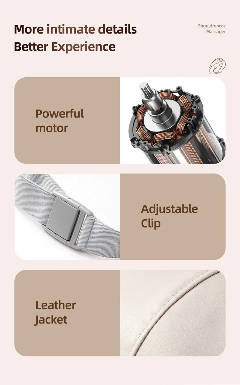 Neck Massager for Pain Relief with Heat