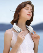 Xiaomi Portable Neck Fan 10000mAh Mini Bladeless Silent USB Rechargeable LED Digital Display 5th Gear Air Cooler