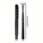 Electric Toothbrush Portable USB Rechargeable 6 Replaceable Heads Suitable for Travel