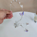 Glitter Girls Rhinestone Headband Butterfly Tassel Hair Accessories