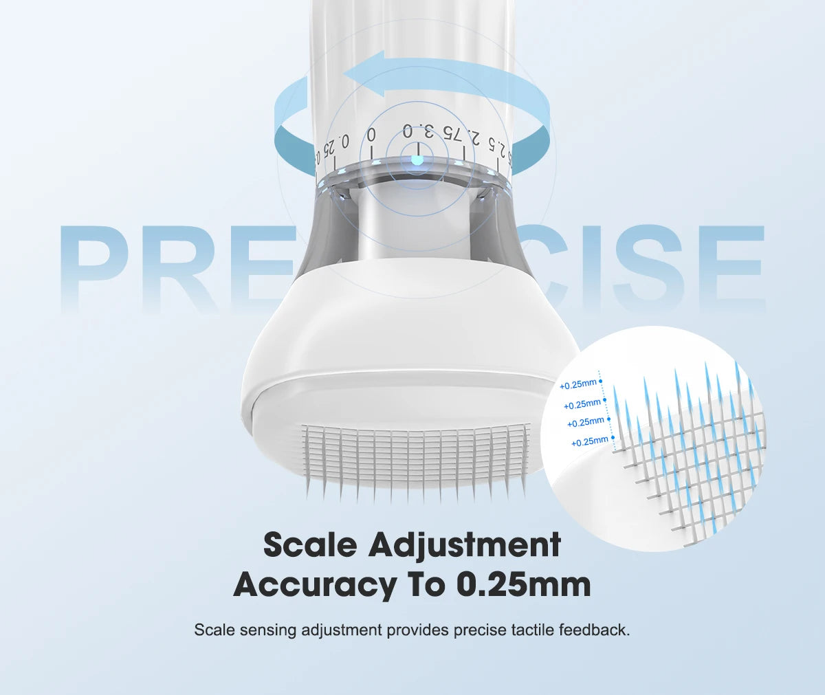 Derma Roller Microneedle Home Use, 0.25 mm Derma Stamp Beauty Pen