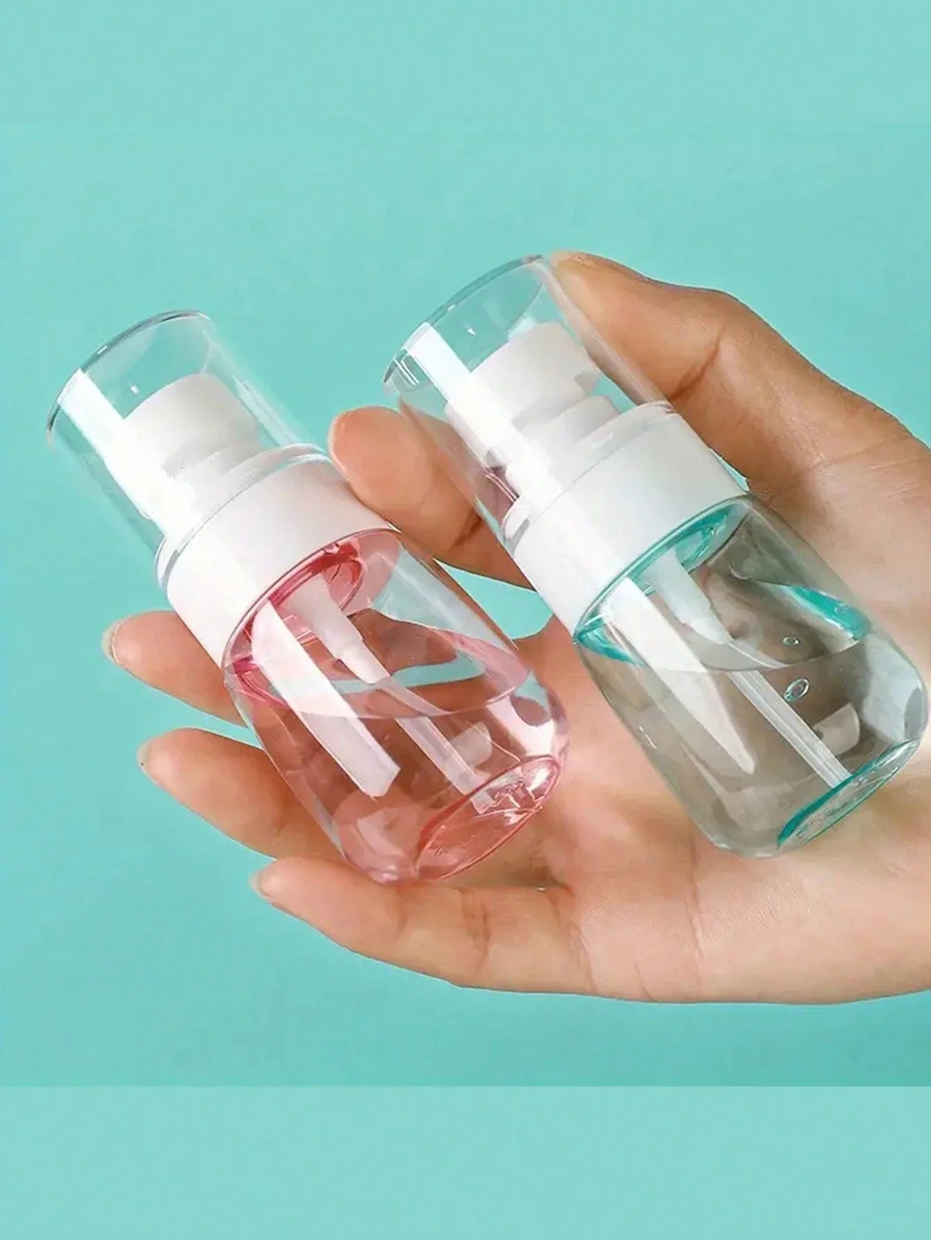 2pcs Empty Refillable Spray Bottles Travel 30/60/100ml Perfume Mist Lotion