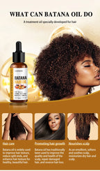 100% Pure Batana Hair Care Oil Growth Nourish Reduce Hair Loss Anti-Breakage Thickening