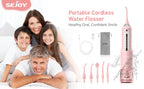 Sejoy Cordless Electric Water Flosser for Teeth Dental Portable Oral Irrigator Rechargeable