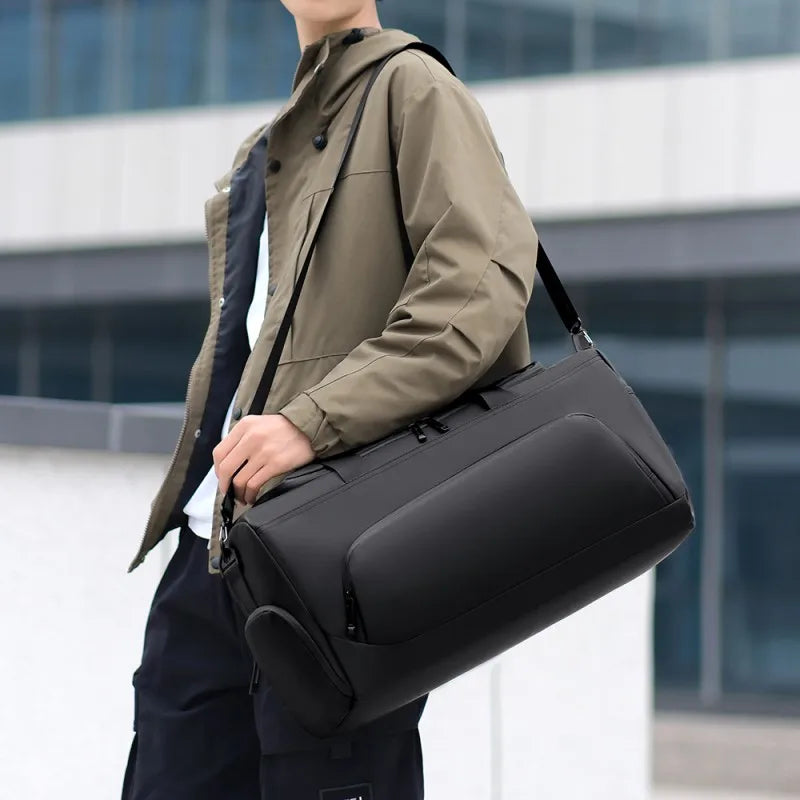 Sports Gym Bag Large Capacity Travel Duffel Bag Multi-compartment