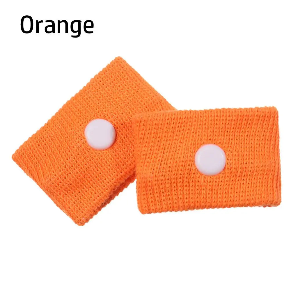 2PCS Anti Motion Sickness Wristbands Anti Nausea Carsickness Seasick Wrist Support Sports