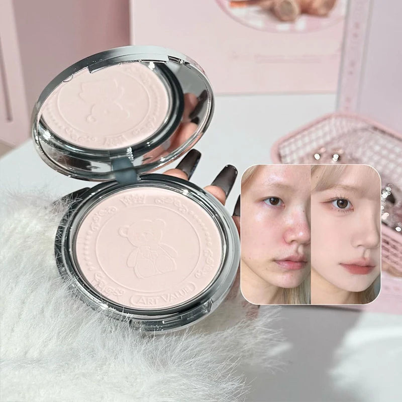 ART VALUE 7PC Makeup Set 3 Colors Lip Mud Pressed Powder Blush Eyeshadow Necklace