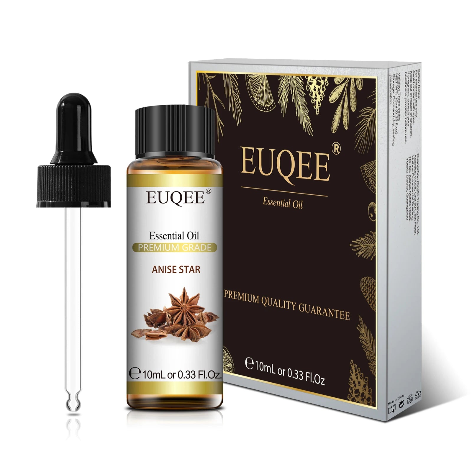 EUQEE 10ML Natural Essential Oils For Humidifier, Soap, Candle Making