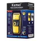 Kemei 2028 Barber Professional Beard Hair Shaver For Men Electric Rechargeable
