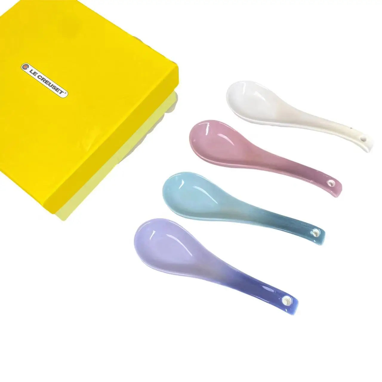 LE CREUSET Rainbow Ceramic Chopsticks Set Gift Box Colorful Tableware Kitchen Dining Accessories