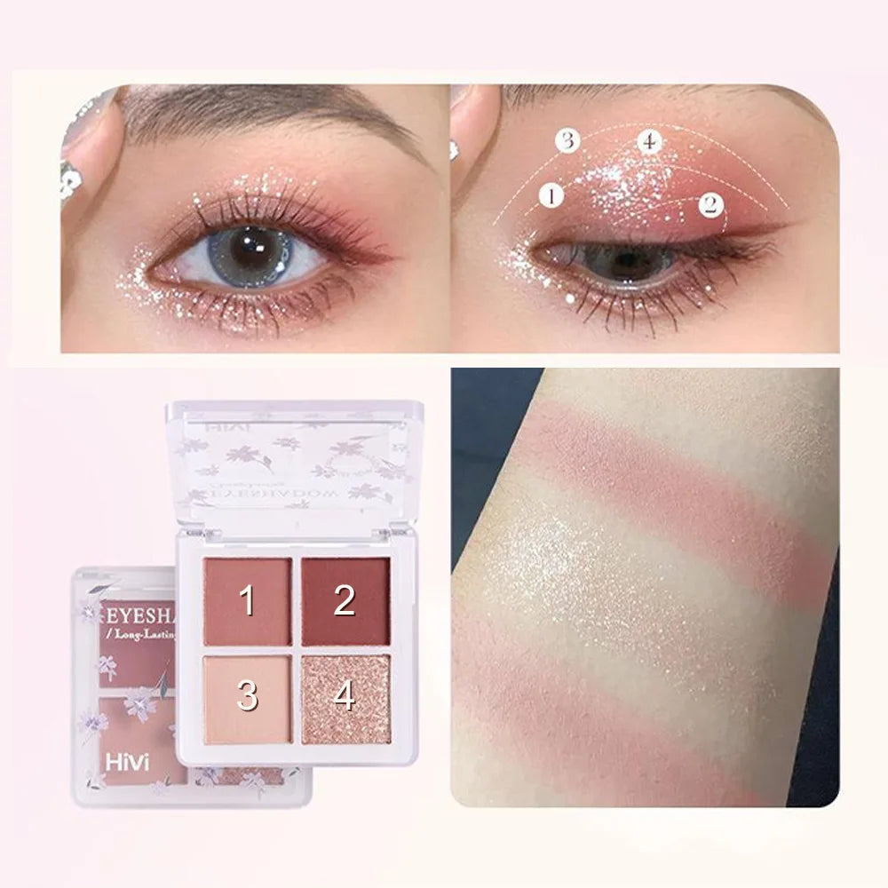 8-Piece Beauty Set with Lipstick Concealer Eyeshadow Eyebrow and Blush Makeup