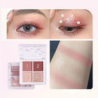 8-Piece Beauty Set with Lipstick Concealer Eyeshadow Eyebrow and Blush Makeup