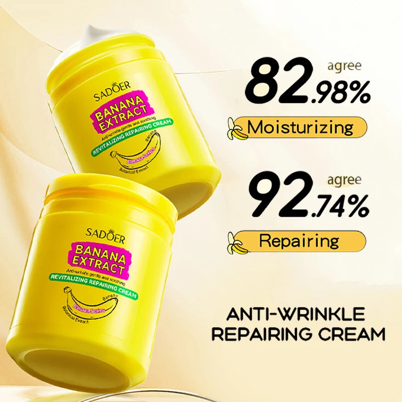 SADOER Banana Skin Brightening Cream Moisturizing Facial Hydrating Face Beauty Skin Care Products
