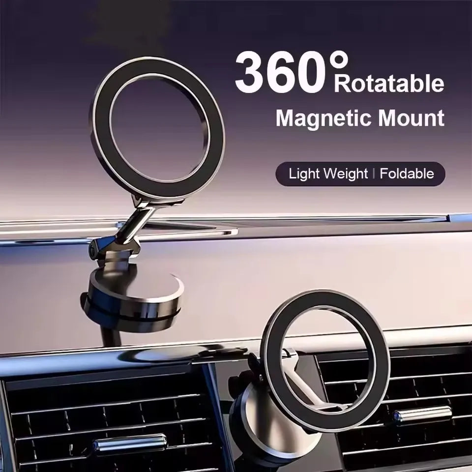 1080 Magsafe Car Cell Phone Holder For iPhone 17 16 Pro Max Plus
