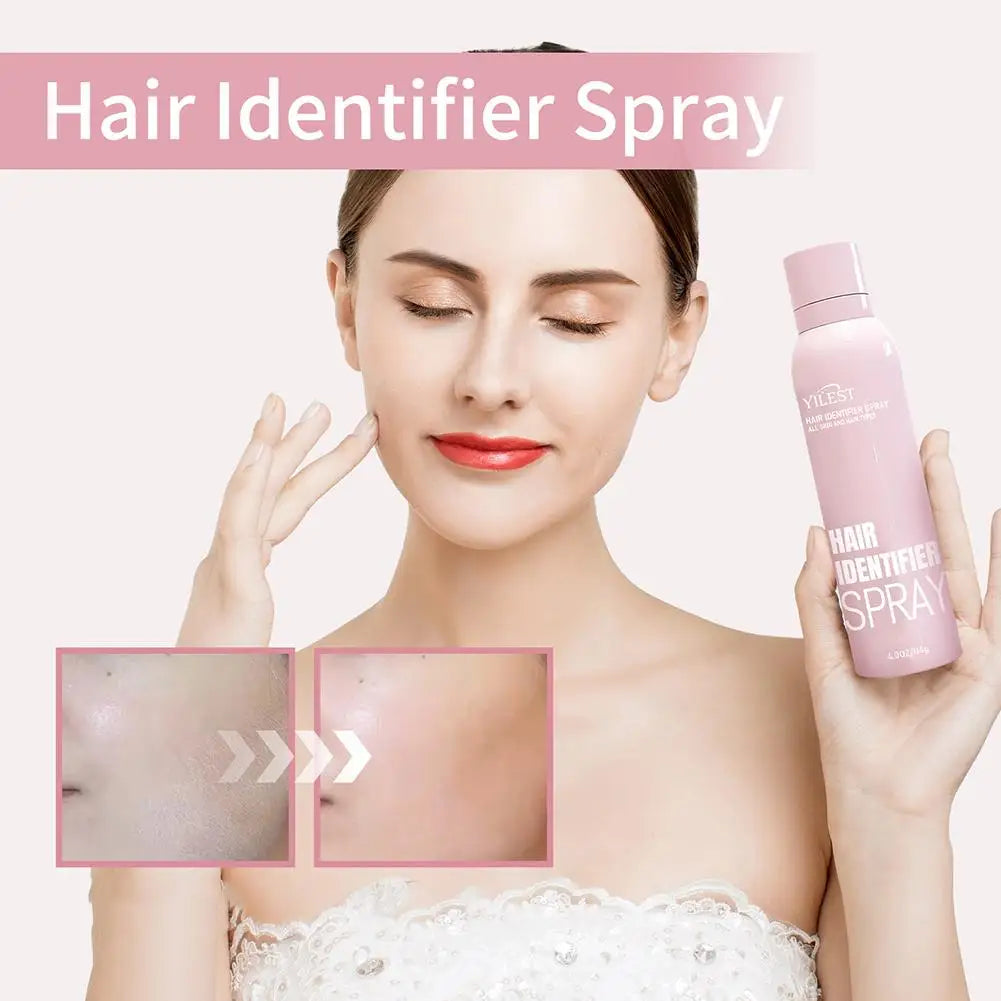 Hair Identifier Spray Powder For Facial Hair Dermaplaner For Face Shaving