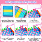 Weaving Loom Kit DIY Arts Crafts for Kids Adults Ideal Gifts Ages 5 6 7 8-12 13, Easy Potholder