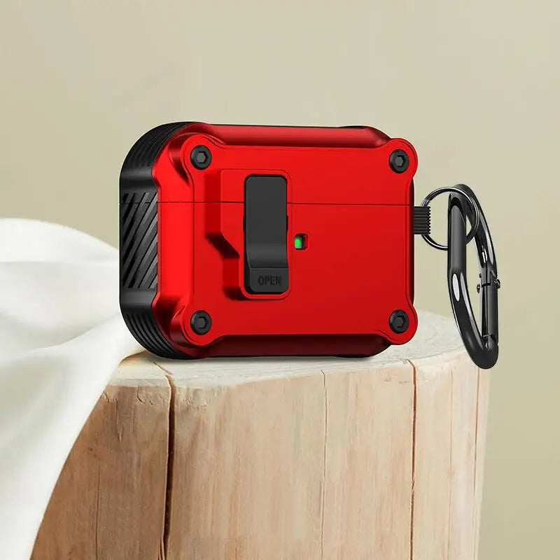 Security Lock Cover for AirPods Pro 3 2025 Pro 3rd Gen 2025 Headphone Fundas With Hook