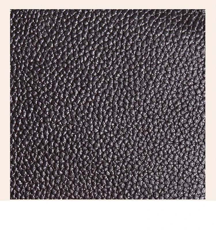RFID Anti-Theft Cowhide Leather Wallet Brush Head Layer Large Capacity