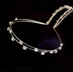 Glitter Girls Rhinestone Headband Butterfly Tassel Hair Accessories