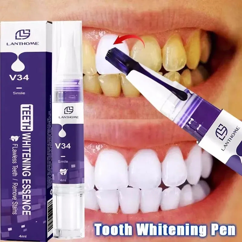 Magical Teeth Whitening Pen Removes Dental Plaque Coffee Stains Smoke Stains Freshens Breath