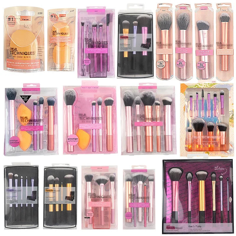 Set of Makeup Brushes Powder Blusher Halo Dye Brush Eye Shadow Brush Beauty Egg