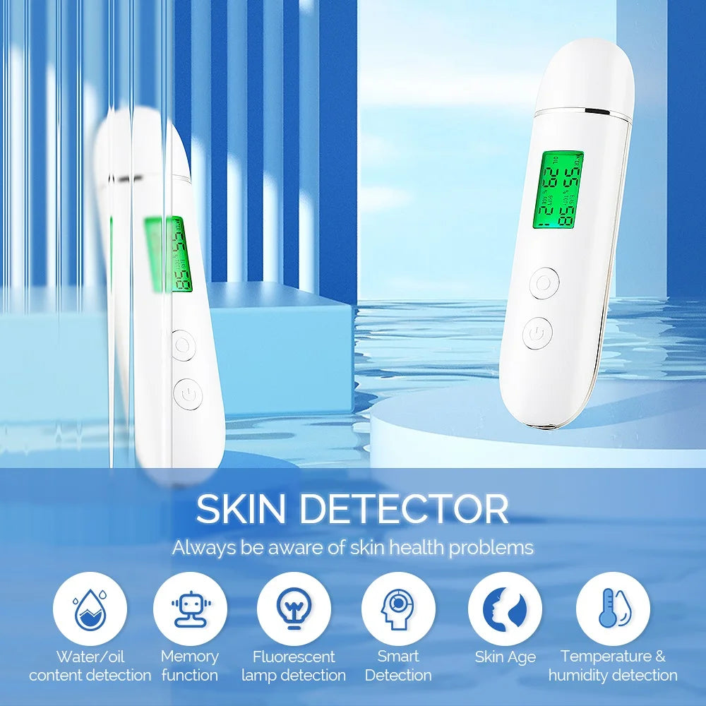 Skin Tester Face Skin Moisture & Oil Content  Analyzer Water Cheek Elastic Skin Age Test