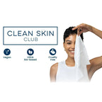 Clean Skin Club Towels XL Disposable  Makeup Remover Dry Wipes 50 Sheet  1 Box