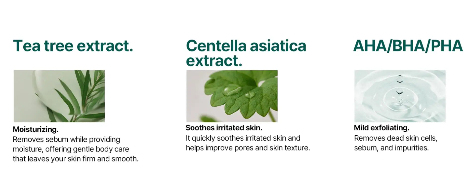 16.9 oz Salicylic Acid Body Wash Gentle Smoothing Mild Exfoliating Daily Deep Cleanses Acne and Sebum