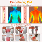 Multifunctional Thermal Electric Heating Pad Waist Lumbar Back Brace Band Support Warmth
