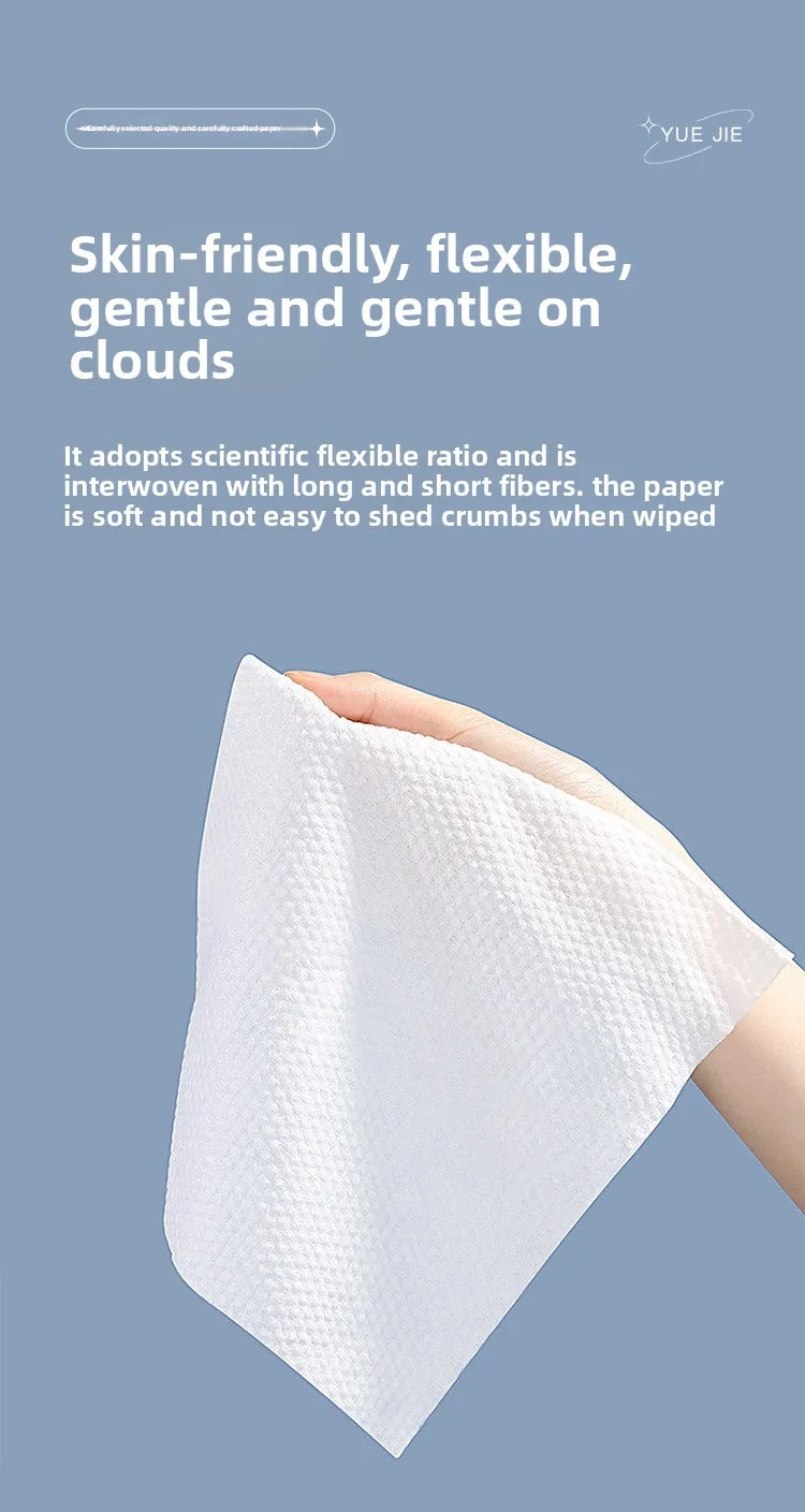 Clean Skin Club Towels XL Disposable  Makeup Remover Dry Wipes 50 Sheet  1 Box