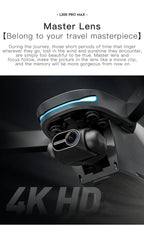 L200 PRO MAX Brushless Motor 2-Axis Gimbal 4K Professional GPS Drone 360° Obstacle Avoidance 5G WIFI Quadcopter Drone RC