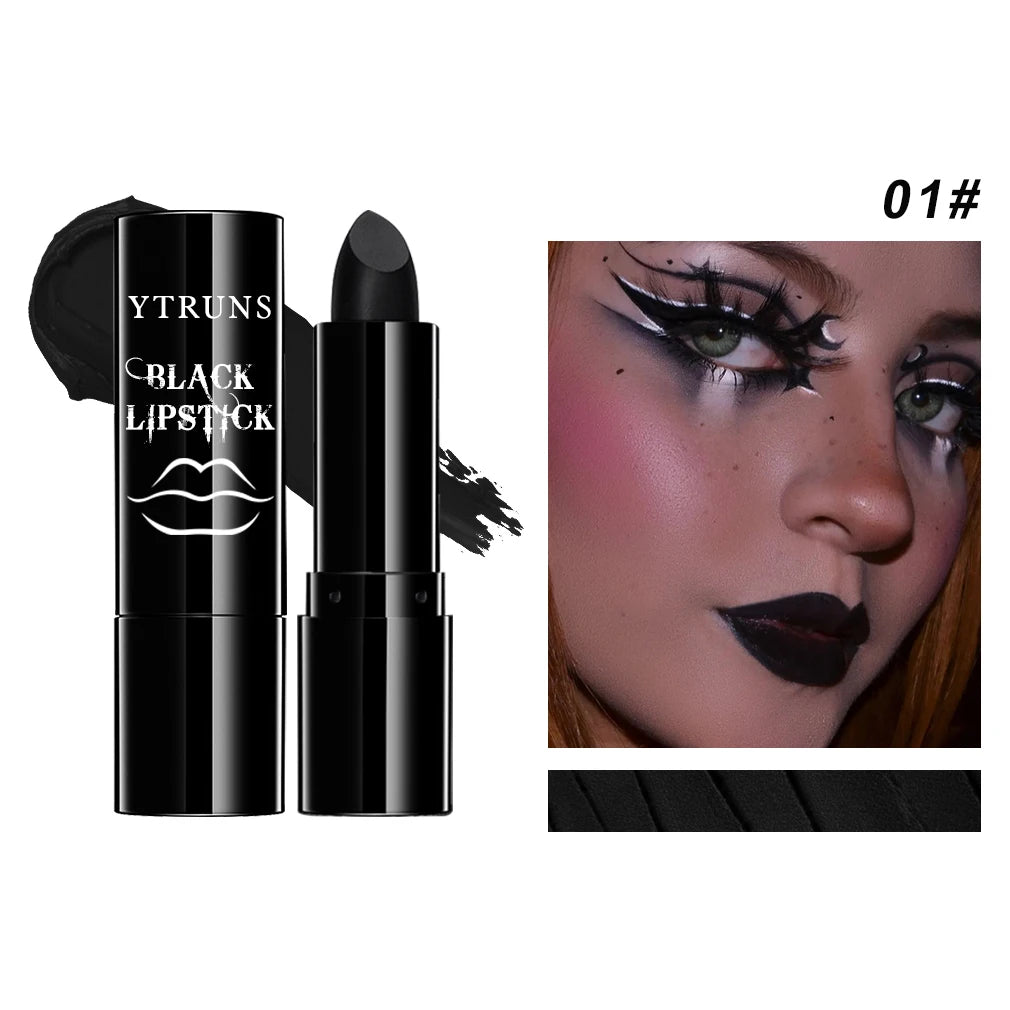 Matte black lipstick, long-lasting waterproof