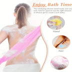 Exfoliating Body Scrubber Towel Shower Washcloth Effective for Getting Smooth Skin