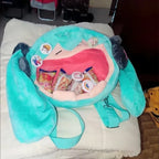 Hatsune Miku Shoulder Bag Backpack Cute Anime Girl Plush Cartoon Kawaii Student Bag Kids Gifts