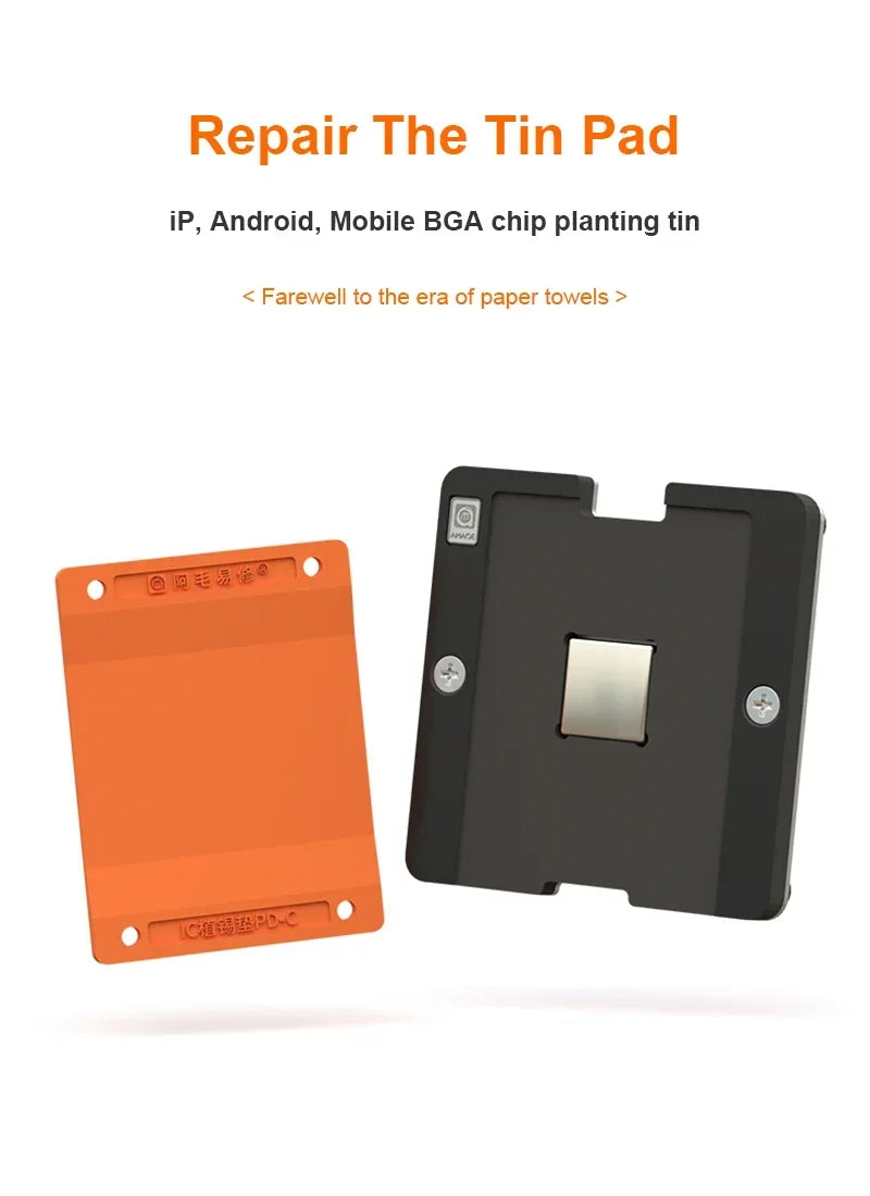 AMAOE PD-C Universal Planting Pad Set for Mobile Phone Maintenance Temperature Resistance Insulation Silicone Mat