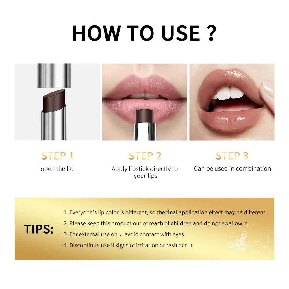 Black Honey Lipstick Long Lasting Moisturizing Lip Plumper Gloss