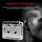 TON010 Cassette Player Portable Tape Recorder USB Cassette Capture To MP3 Format