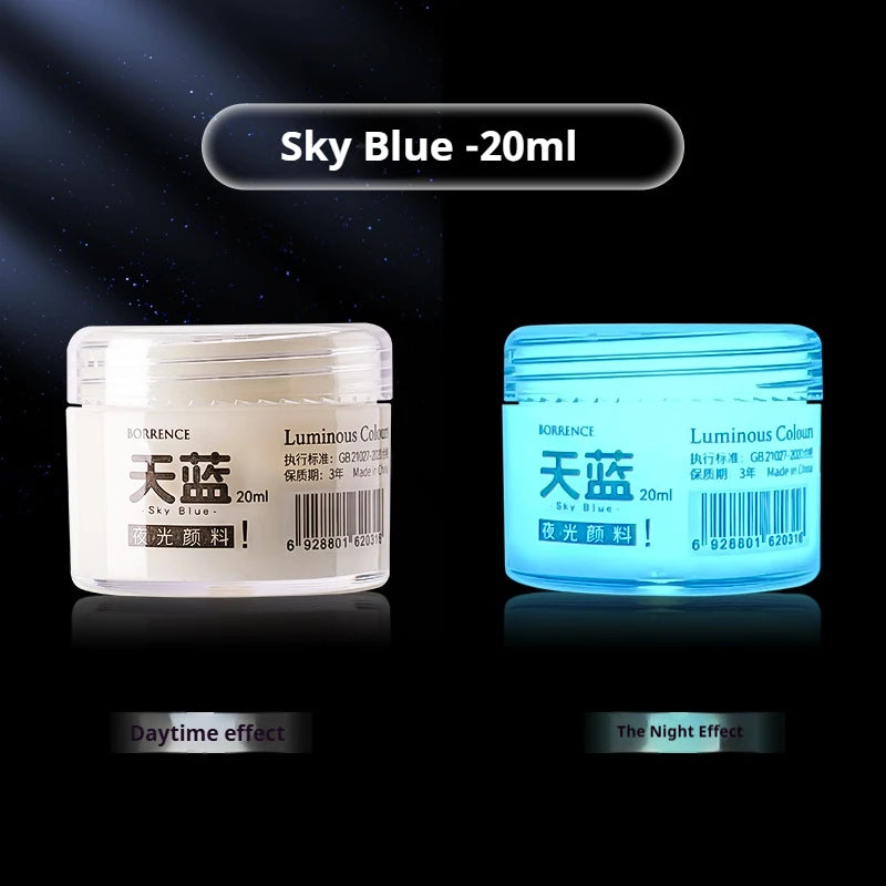 Glow-in-the-dark 20ml Fluorescent Acrylic Pigment