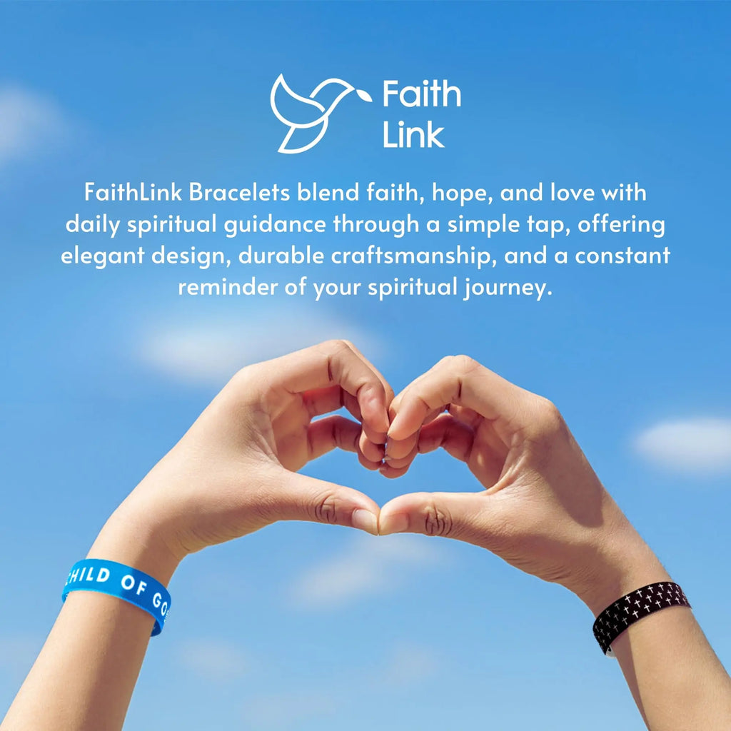 Wearable Bible Verse NFC Bracelet Women Men Christian Daily Religious Gifts
