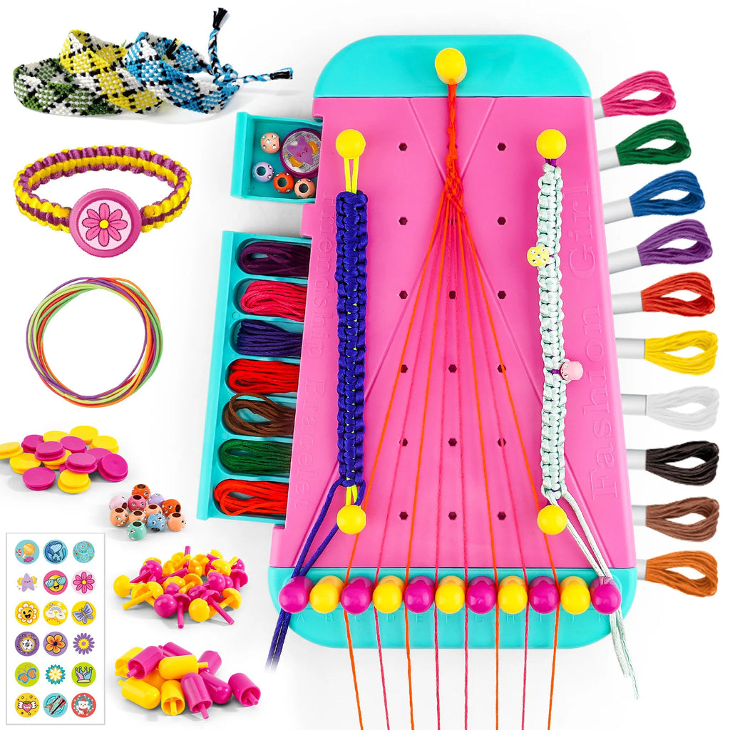 Bracelet Making Kit for Girls Friendship Arts Crafts DIY Jewelry