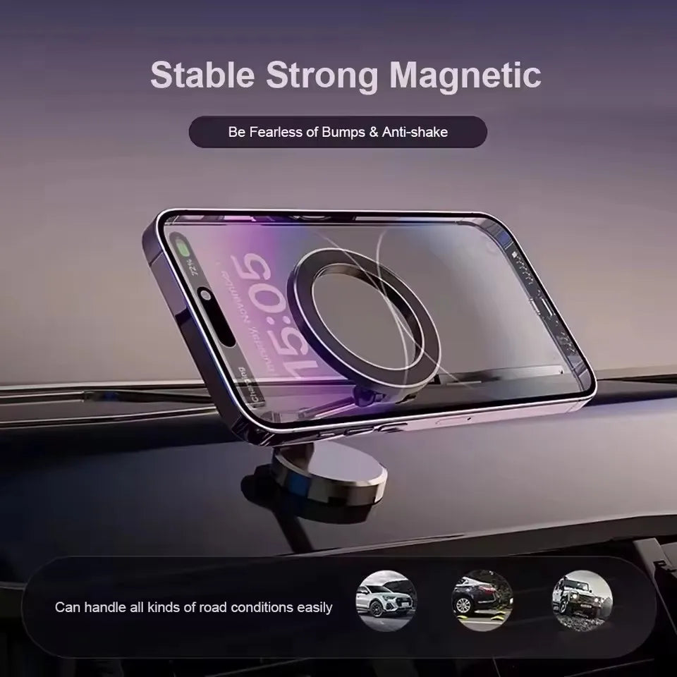 1080 Magsafe Car Cell Phone Holder For iPhone 17 16 Pro Max Plus