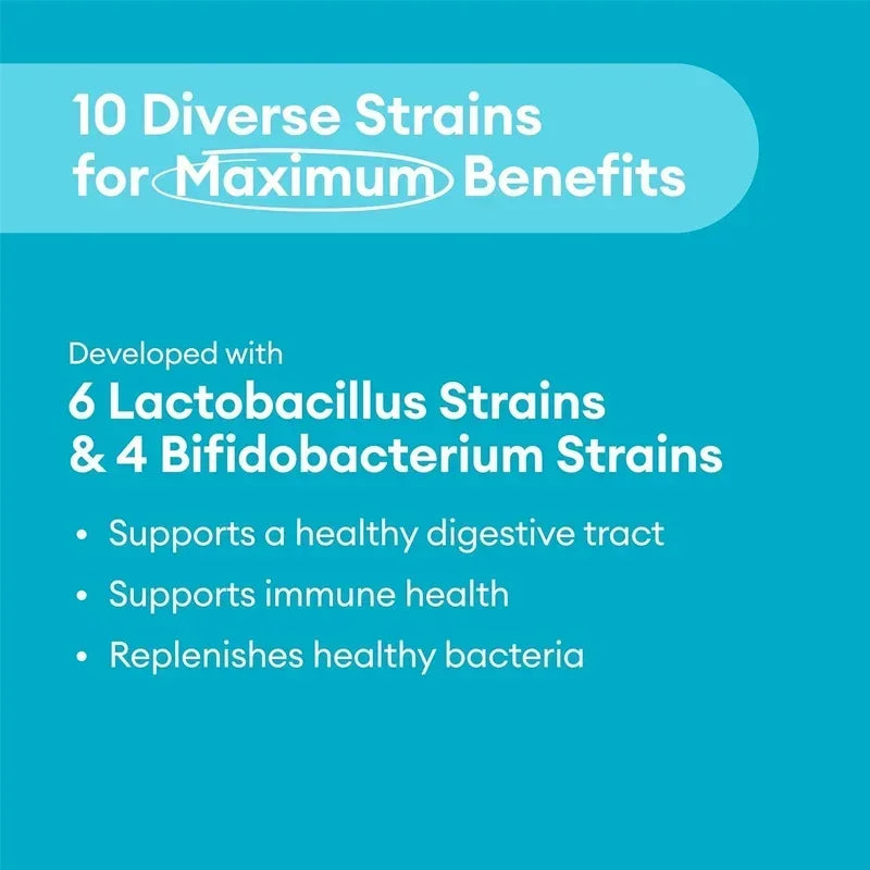 60 Billion Probiotics To Promote Healthy Digestion